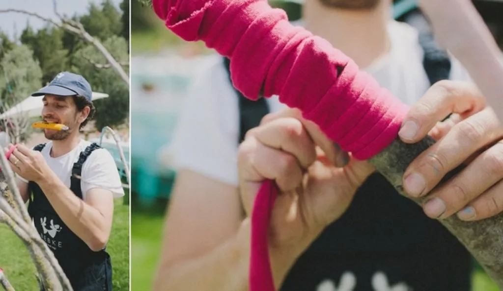 Indie folk style wedding — 8